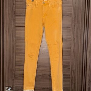 Dear John Vibrant Orange Skinny Jeans